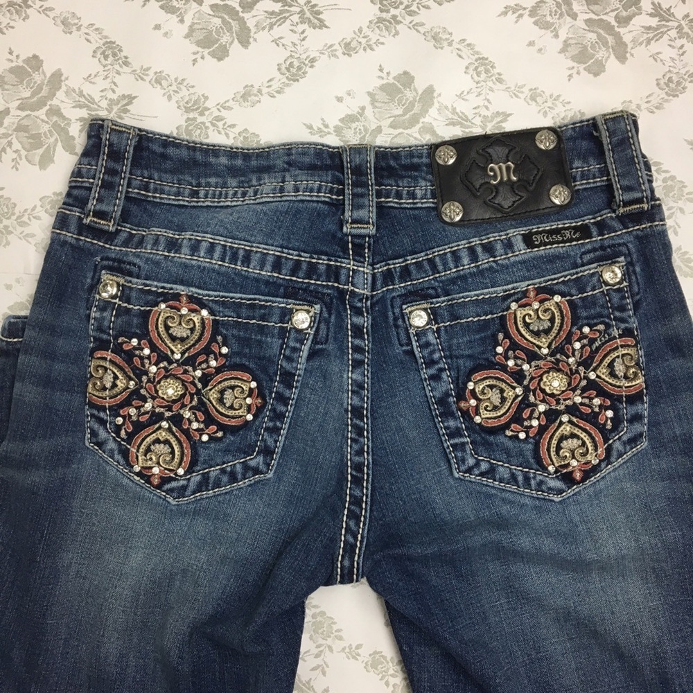 Miss me jeans sz 25 boyfriend capri